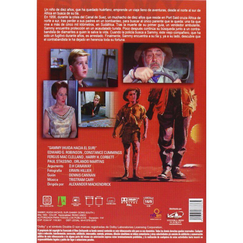 Sammy, Huida hacia el sur [DVD] image number null