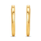 Arracadas Oro Amarillo 10k Diamantado 19 Mm Lujo | Bizzarro