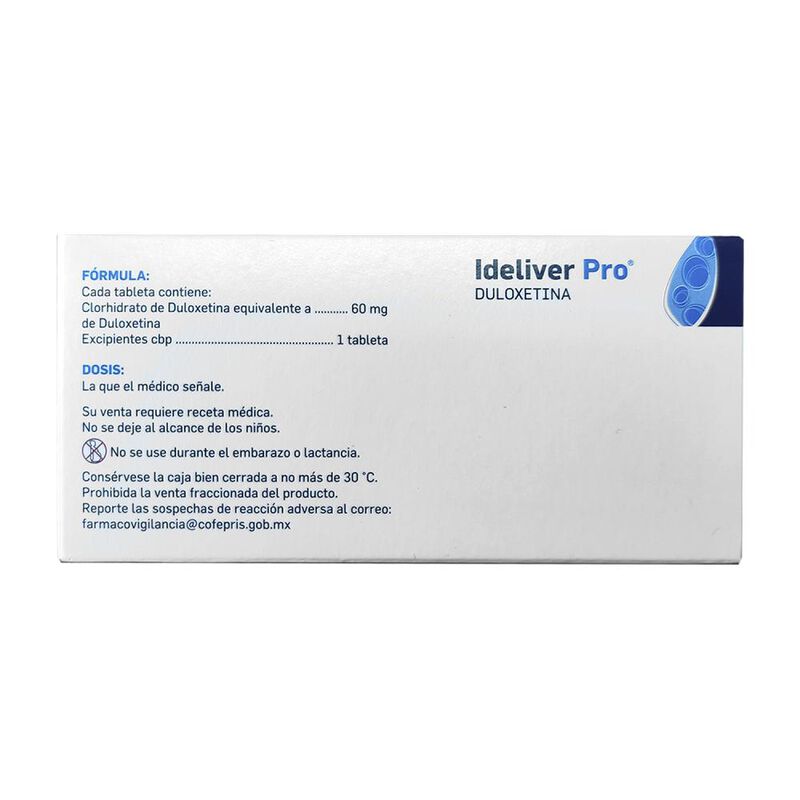 Ideliver Pro 60 Mg 14 Tabletas image number null