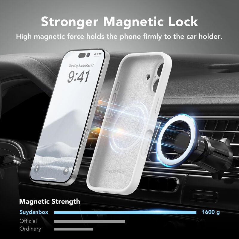 Funda magn&eacute;tica Suydanbox para iPhone 17 de sil... image number null