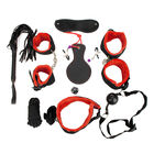 KIT BONDAGE SET TUTIFRUTI BDSM 10 PZS ROJO