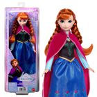 Mu&ntilde;eca De Moda Anna De Disney Frozen De Mattel Con Vestido Removible Brillante, Capa, Botas Y Cabello Trenzado, Articulada Y Coleccionable, Inspirada En La Pel&iacute;cula