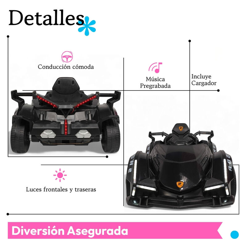 Carro Montable Para Ni&ntilde;os Ferrari Con Control R... image number null