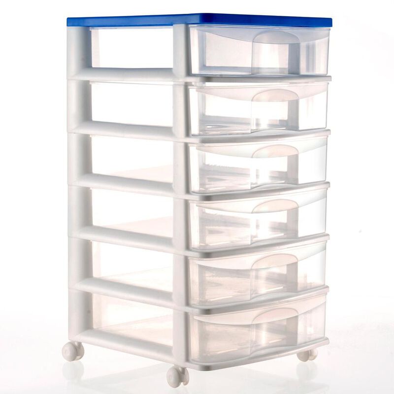 Caj&oacute;n Organizador Cajonera Ropa Papeles 6 Nivel... image number null