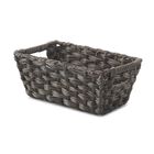 Cesta Whitmor 29 cm x 17 cm x 11 cm marr&oacute;n tejida de pl&aacute;stico