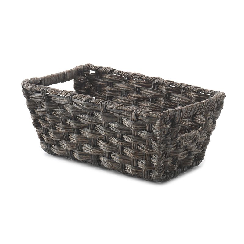 Cesta Whitmor 29 cm x 17 cm x 11 cm marr&oacute;n teji... image number null
