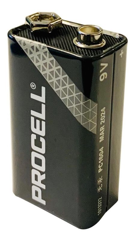 Pila Procell Duracell Alcalina 9v Pc1604 Pieza ... image number null