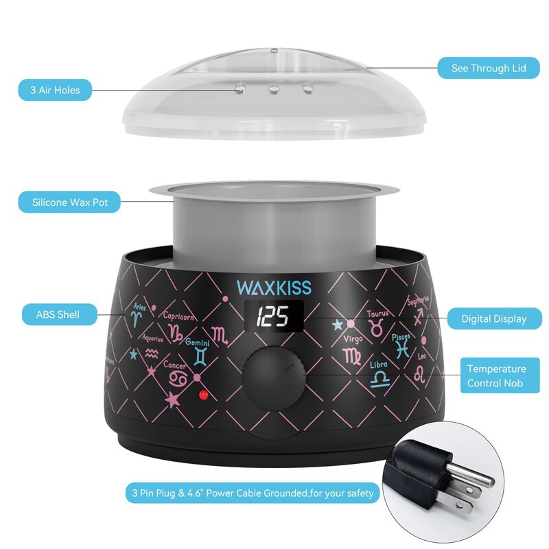 Calentador De Cera Digital Waxkiss 400 ml Con D... image number null