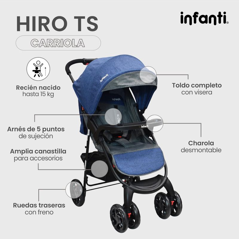 Carriola Para Bebé Travel System Hiro image number null