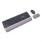 TechZone Pop Kit Black Teclado y Mouse Inalámbrico Incluye Descansa Muñecas