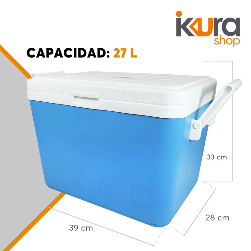 Combo 3 Hieleras 48QT + 30QT  + 16QT Con Asa Az... image number null