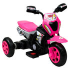 Motocicleta Montable Para Ni&ntilde;os 3 Ruedas Sonido Luz&nbsp;Rosa