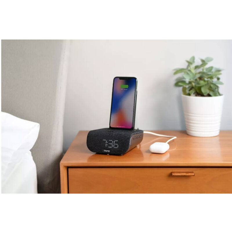 Despertador Bocina Bluetooth Carga Inalámbrica ... image number null