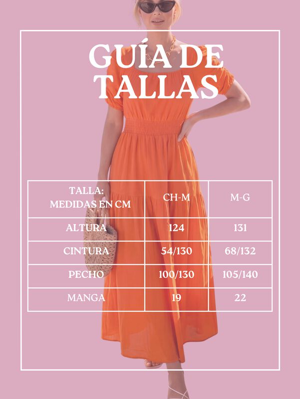 Vestido Largo Midi  Ves -1052 Naranja Vestido C... image number null