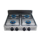 Parrilla de Gas 4 quemadores Super Flama Acero Inoxidable.