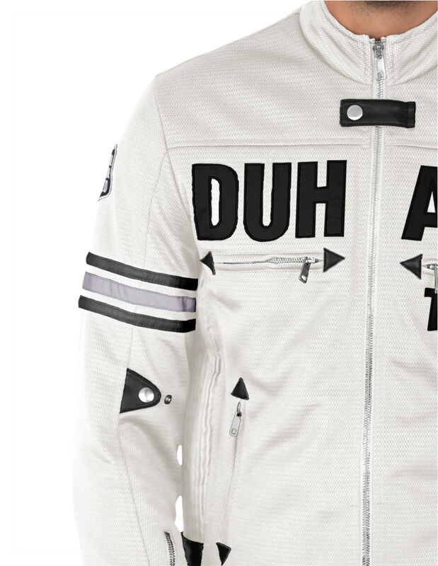 Chamarra Biker Caballero Proteccion Codos Brazo... image number null