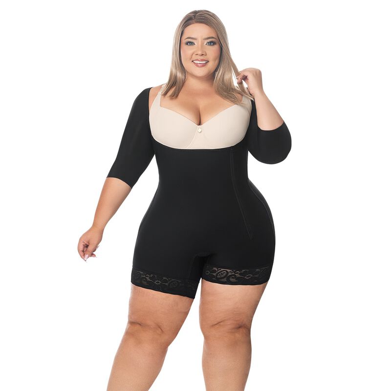 Faja control de abdomen, media pierna con manga... image number null