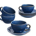 Juego De 4 Tazas De Cappuccino Le Tauci 170 ml Ceylon Blue