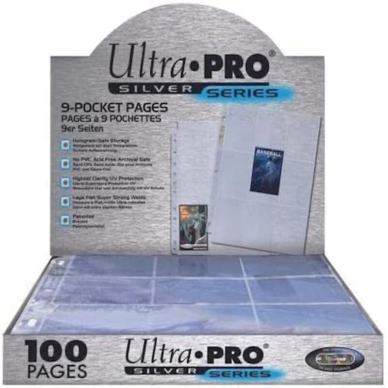 P&aacute;ginas Para Tarjetas Ultra Pro 9 Bolsillos, 10... image number null