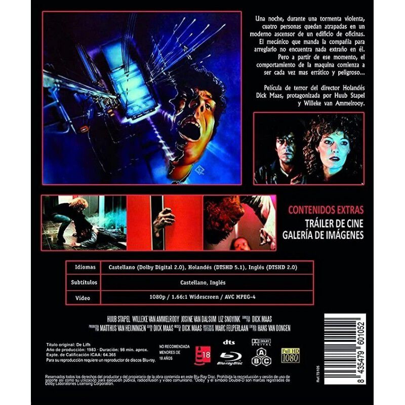 El Ascensor [blu-ray] (1983) De Lift image number null