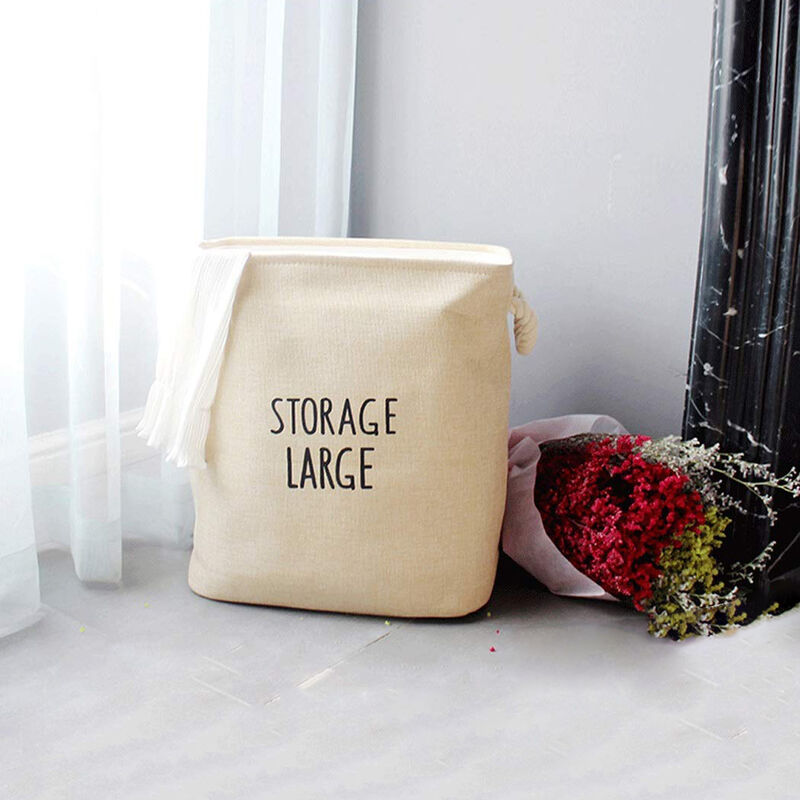 Cesto para Ropa Sucia Dakota Beige image number null