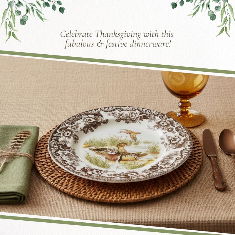 Plato De Ensalada Spode 20 cm Pato De Madera Bo... image number null