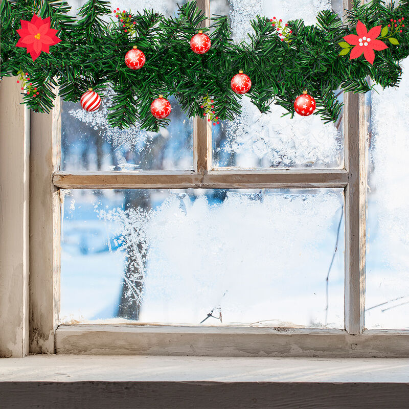 Gu&iacute;a Guirnalda Pino Navide&ntilde;a Verde Oscuro Decor... image number null