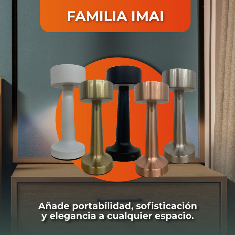 L&aacute;mpara de Mesa LED 3 W Port&aacute;til, Recargable, L... image number null