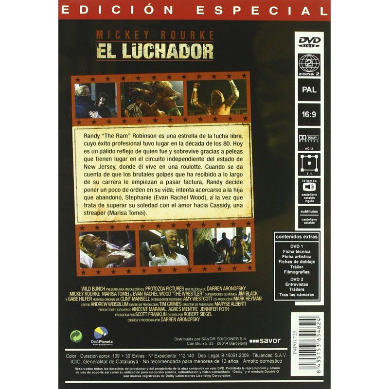 El luchador (Edici&oacute;n especial) [DVD] image number null