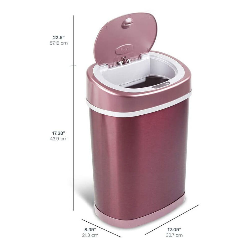 Bote Autom&aacute;tico con Sensor 15L Color Vino  Acer... image number null