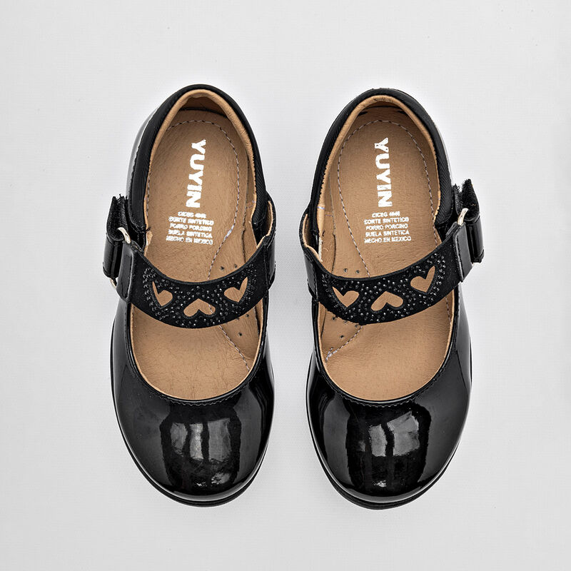 Yuyin Zapatos para mujer negro charol image number null
