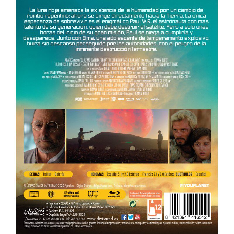 El &Uacute;ltimo D&iacute;a en la Tierra (Blu-ray) [Blu-ray] image number null