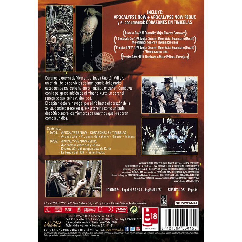 Apocalyse Now - Edici&oacute;n Especial [DVD] image number null