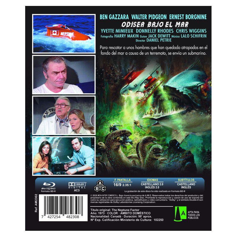 Odisea Bajo El Mar [blu-ray] (1973) The Neptune... image number null