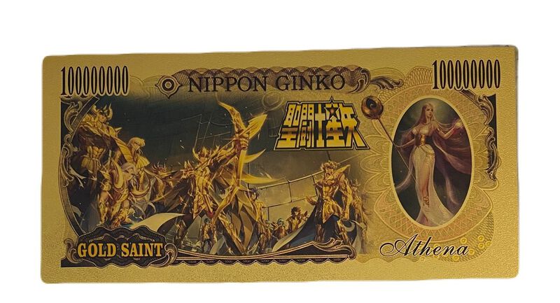 Billete Conmemorativo Anime Saint Seiya Gold Sa... image number null