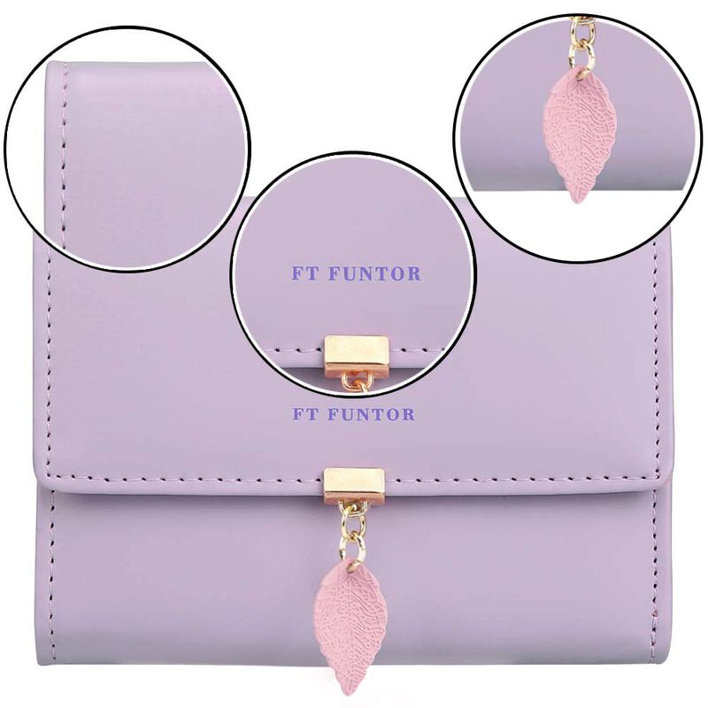 Billetera Ft Funtor Rfid Para Mujer, Dise&ntilde;o Tri... image number null