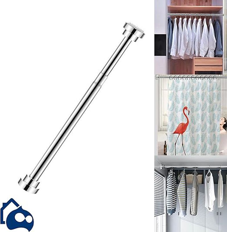 Bluelander Tubo para Cortina de Ba&ntilde;o Ajustable ... image number null