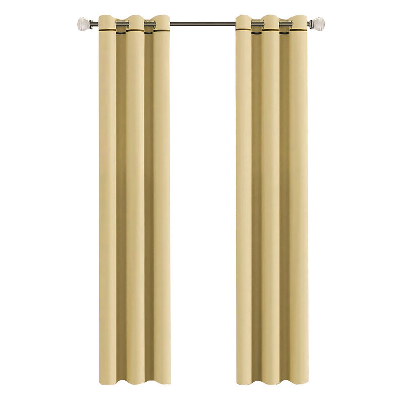 Cortinas Black Out Lisa Beige Con Argollas  2.2... image number null