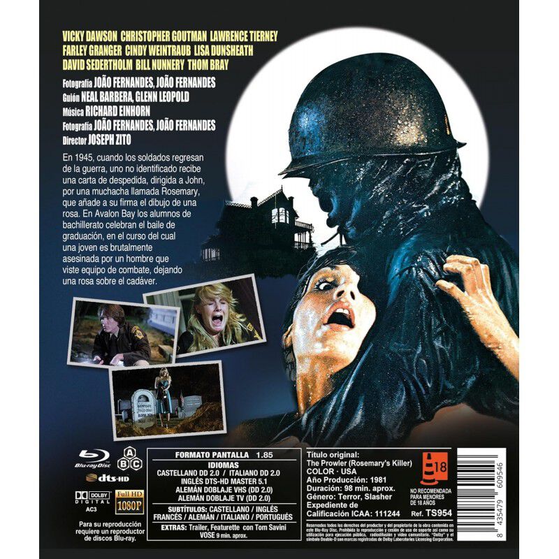 El Asesino De Rosemary [blu-ray] (1981) The Pro... image number null