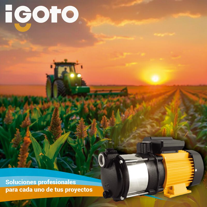 Bomba Centrifuga Multietapas 1.5hp Mh1800 Igoto... image number null