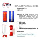 Despachador Chico de Pl&aacute;stico para Pel&iacute;cula con Seguro Retr&aacute;ctil