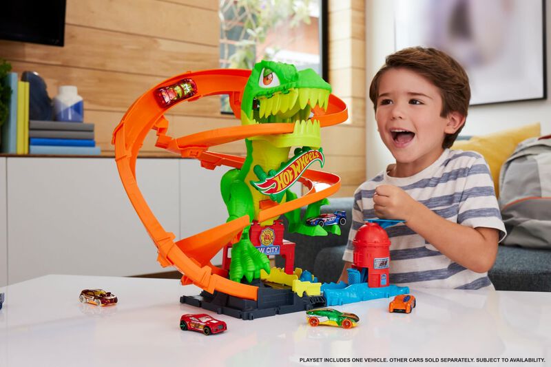 Set De Pista De Coches De Juguete Hot Wheels Ci... image number null