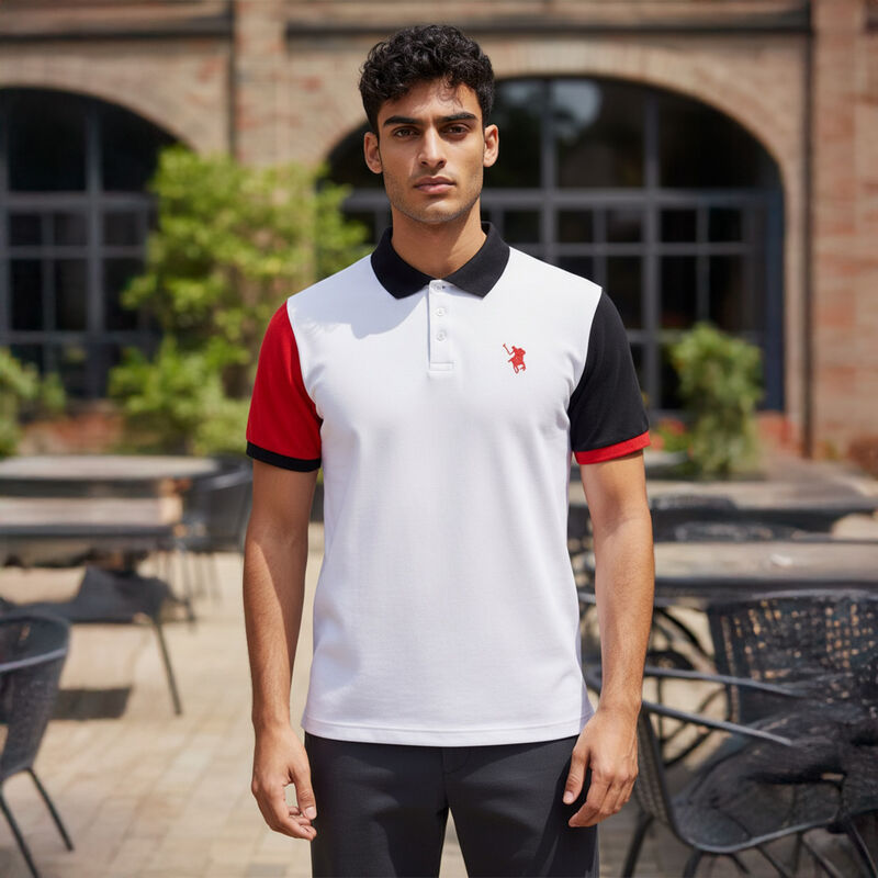 Playera Blanca Tipo Polo Yorkteam Polo Club Par... image number null