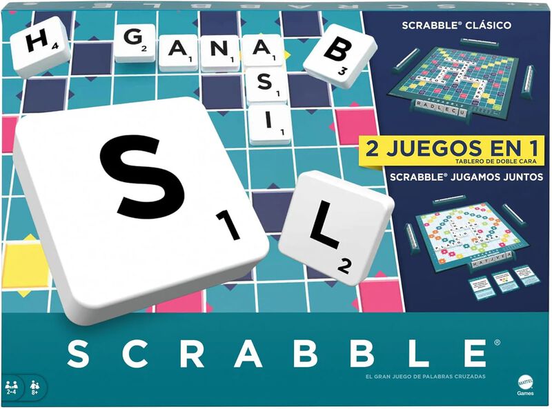 SCRABBLE 2 EN 1 HXM54 image number null