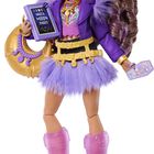 Mu&ntilde;eca Monster High Clawdeen Wolf Con Chaqueta Moto Morada