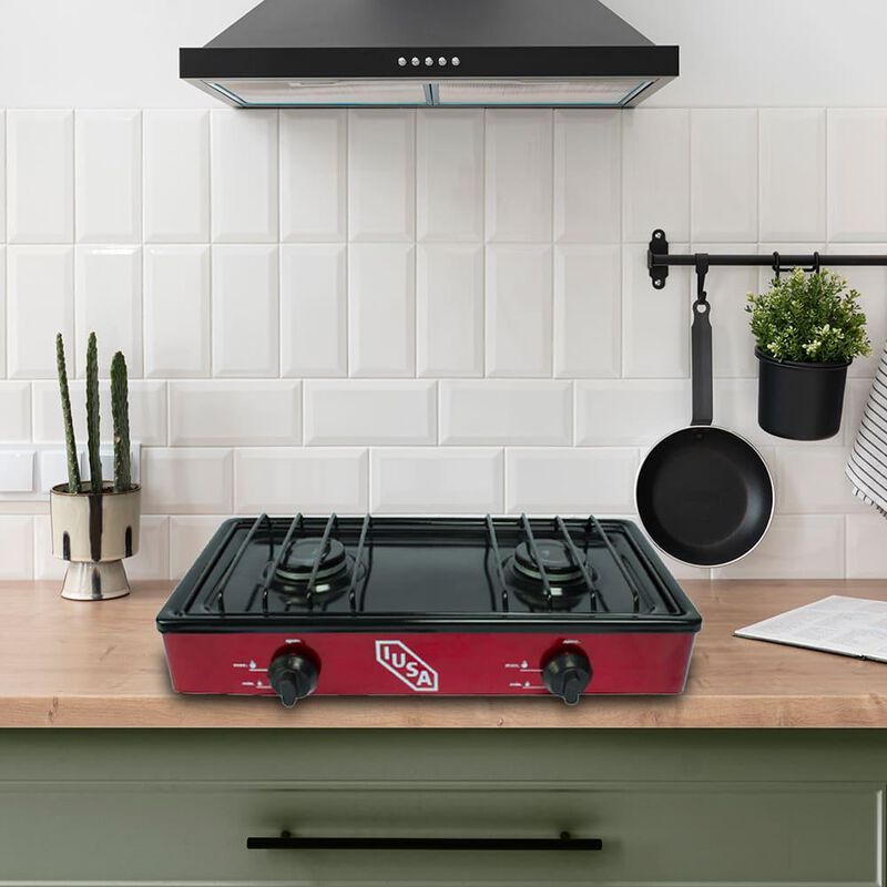 Parrilla A Gas 2 quemadores Caper Vino image number null