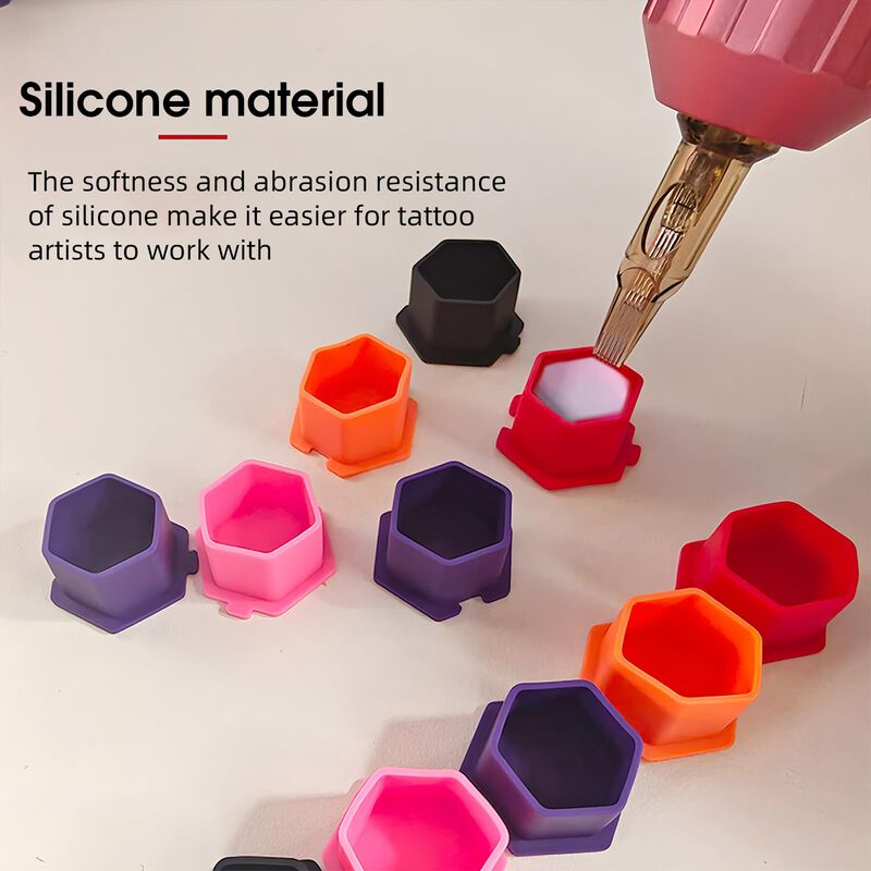 Tazas De Silicona Desechables Para Tinta De Tat... image number null