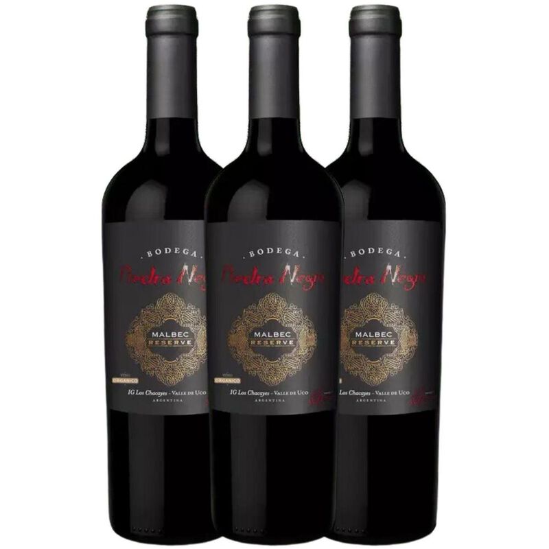 Vino Tinto Piedra Negra Malbec Reserve Org&aacute;nico... image number null