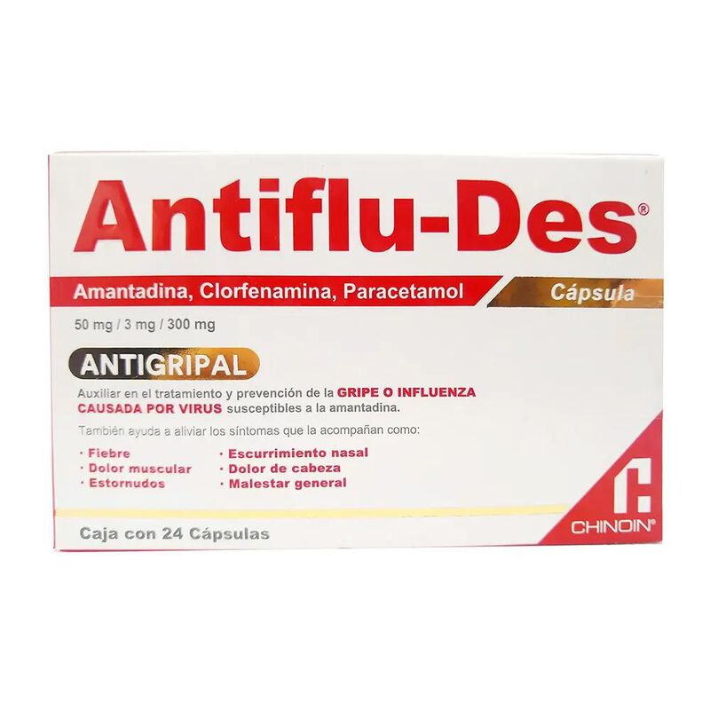 Antiflu-des 50/3/300 Mg 24 C&aacute;psula(s) image number null