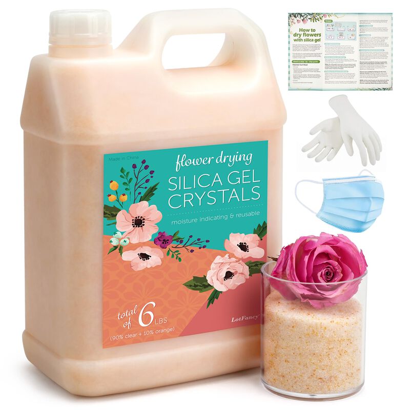 Lote De Gel De S&iacute;lice Para Secar Flores Fancy, ... image number null